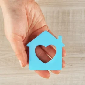Care home with heart shape